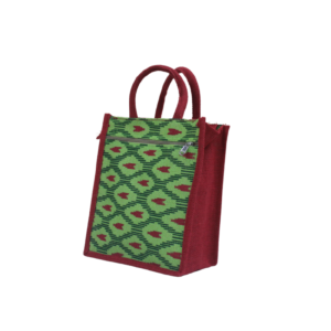 Eco-Friendly Jute Lunch Bag with Zip (Small)